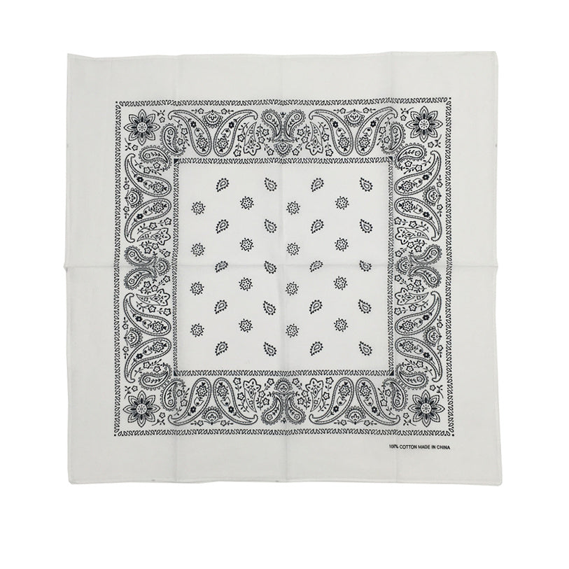 Vamqor 100% Cotton 10 Pack Fine Bandanas